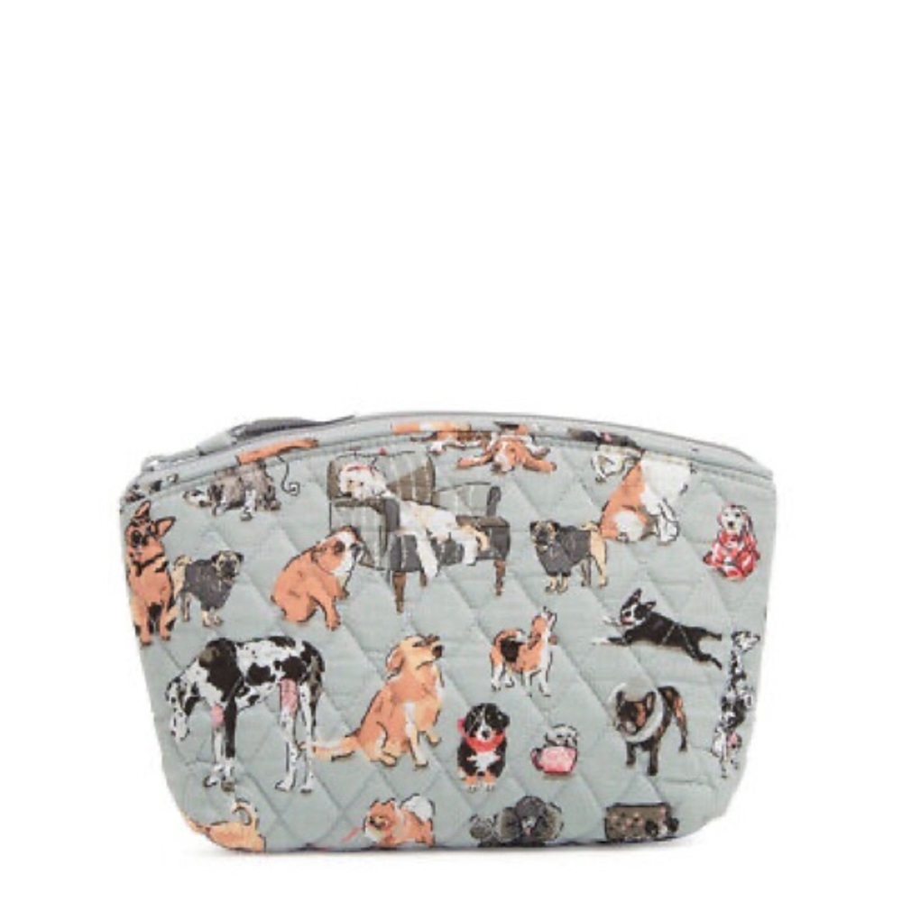 (2) Vera Bradley Dog show make up bags, lined